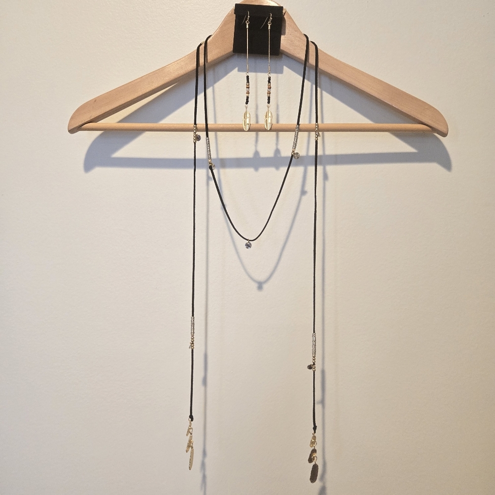 Earrings, Necklace and Bracelet